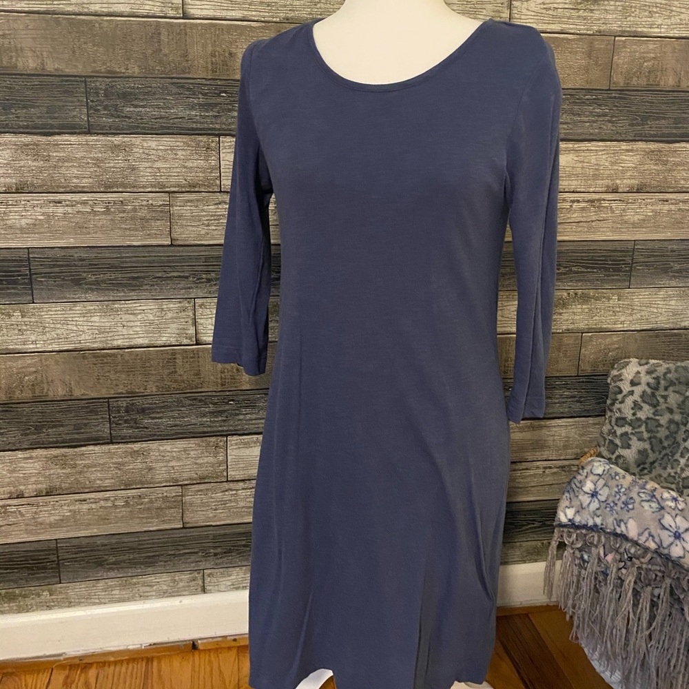 British Khaki- Casual Long Sleeve Dress
